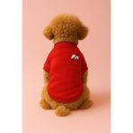 MPZ PETS Kedi ve Köpek Kıyafeti & Elbisesi Kırmızı Sweatshirt Papatya Cep XL