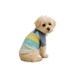 MPZ PETS Kedi ve Köpek Kıyafeti & Elbisesi Mavi Beyaz T Shirt S