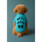 MPZ PETS Kedi ve Köpek Kıyafeti & Elbisesi Mavi Sweatshirt Best Friend L