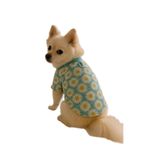 MPZ PETS Kedi ve Köpek Kıyafeti & Elbisesi Papatyalı T Shirt Mint Yeşil XS