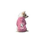 MPZ PETS Kedi ve Köpek Kıyafeti & Elbisesi Pembe Hoodie Panda S