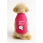 MPZ PETS Kedi ve Köpek Kıyafeti & Elbisesi Pembe Sevmezsen Sevme Atlet 5XL