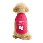 MPZ PETS Kedi ve Köpek Kıyafeti & Elbisesi Pembe Sevmezsen Sevme Atlet M