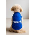 MPZ PETS Kedi ve Köpek Kıyafeti & Elbisesi Saks Mavi Security Atlet M