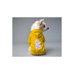 MPZ PETS Kedi ve Köpek Kıyafeti & Elbisesi Sarı Hoodie Toxic People L