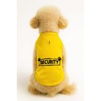MPZ PETS Kedi ve Köpek Kıyafeti & Elbisesi Sarı Security Atlet 2XL