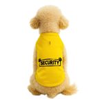 MPZ PETS Kedi ve Köpek Kıyafeti & Elbisesi Sarı Security Atlet XS