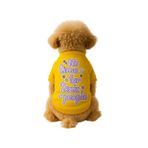 MPZ PETS Kedi ve Köpek Kıyafeti & Elbisesi Sarı Sweatshirt Toxic People M