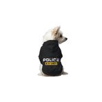MPZ PETS Kedi ve Köpek Kıyafeti & Elbisesi Siyah Hoodie Police K 9 Unit XL