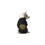 MPZ PETS Kedi ve Köpek Kıyafeti & Elbisesi Siyah Hoodie Super Dog M