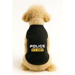 MPZ PETS Kedi ve Köpek Kıyafeti & Elbisesi Siyah Police K 9 Unit Atlet M