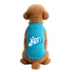 MPZ PETS Kedi ve Köpek Kıyafeti & Elbisesi Turkuaz Ken Atlet XS