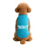 MPZ PETS Kedi ve Köpek Kıyafeti & Elbisesi Turkuaz Security Atlet 2XL