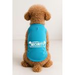 MPZ PETS Kedi ve Köpek Kıyafeti & Elbisesi Turkuaz Security Atlet 3XL