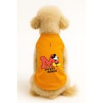 MPZ PETS Kedi ve Köpek Kıyafeti & Elbisesi Turuncu Mickey Mouse Atlet M