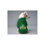 MPZ PETS Kedi ve Köpek Kıyafeti & Elbisesi Yeşil Hoodie Pawsitive Vibes XS
