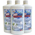 Mr.cin Robot Süpürge Deterjanı Beyaz Sabun Kokulu 1 Litre x 3 Adet