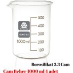 Mr. Crowley Cam Beher 1000 ml 4 adet Kısa Form Isıya Dayanıklı