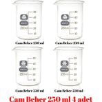Mr. Crowley Cam Beher 250 ml 4 adet Kısa Form Isıya Dayanıklı - 250ml 4 adet
