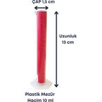 Mr. Crowley Plastik Mezür 10 ml Taksimatlı Ölçü Laboratuvara Uygun - 10ml