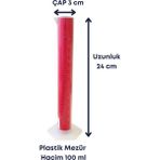 Mr. Crowley Plastik Mezür 100 ml Taksimatlı Ölçü Laboratuvara Uygun - 100ml