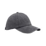 Mr.Fashion Klasik Unisex softtop Yıkanmış Vintage Şapka Kavisli Ağız Eşleşen Öğrenci Günlük Açık Hava Beyzbol Şapkası, Koyu Gri, Tek Beden