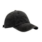 Mr.Fashion Klasik Unisex softtop Yıkanmış Vintage Şapka Kavisli Ağız Eşleşen Öğrenci Günlük Açık Hava Beyzbol Şapkası, Siyah, Tek Beden