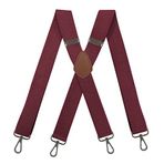 Mr.Fashion Moda-forward, erkek X şekilli mısır tulumları! 4 Eşsiz tadı ve kişilik tarzını göstermek için kelepçe elastik tasarım!, Bordo-kırmızı