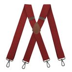 Mr.Fashion Moda-forward, erkek X şekilli mısır tulumları! 4 Eşsiz tadı ve kişilik tarzını göstermek için kelepçe elastik tasarım!, Kırmızı, Tek Beden