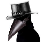 Mr.Fashion Steampunk temalı parti maskesi: Plague Beak Ball Mask başlığı, Cadılar Bayramı ve Paskalya için benzersiz parti başlığı. (PBM007CF)