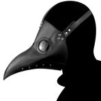 Mr.Fashion Steampunk temalı parti maskesi: Plague Beak Ball Mask başlığı, Cadılar Bayramı ve Paskalya için benzersiz parti başlığı. (siyah-3)