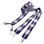 Mr.Fashion Yetişkin erkek dört klipsli jartiyer Y şeklinde yetişkin jartiyer erkek hepsi bir arada şort gömlek kot pantolon jartiyer, İskoç Mig, Tek Beden