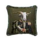 Mr. Goat Yastık/Kırlent (Dolgu Boncuk Elyaf, Ulusl. Yıkama Ve Solmama Sertifikası)