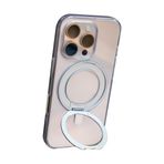 Mr. Gorilla iPhone 16 Pro Max Uyumlu Şeffaf Kılıf | 360° Dönebilen MagSafe Stand, Toz Korumalı Kılıf