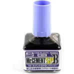 Mr.hobby MC-132 40 Ml. Mr.cement Sp, Siyah Pigmentli, Hızlı ve Güçlü,inceltilmiş Plastik Yapıştırıcısı - 001-Renkli
