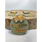 Mr. Home Safari Konsept Pleksi Magnet-doğum Hediyelik Pleksili Magnet- yesil
