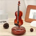 MR Keman Müzik Kutusu Klasik Kurmalı Dönen Müzik Kutusu Masaüstü Dekorasyonu için Doğum Günü Düğün Hediyesi hediyelik ürünler