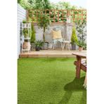 MR MİLREY 10 mm Yapay Suni Çim Halı – Kaymaz Tabanlı, Balkon ve Bahçe İçin Dayanıklı tasarım - 100 x 800 - Yeşil