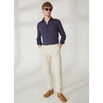 Mr. Mood Mr Atenas Polo Yaka Lacivert Erkek T-shirt