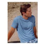 Mr. Mood Mr Figui Bisiklet Yaka Mavi Erkek T-shirt