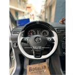 M&R Otokilif Aksesuar Volkswagen Jetta Spor Model Orijinal Kaplama Deri Direksiyon Kılıfı