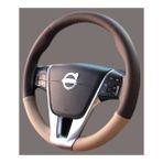 M&R Otokilif Aksesuar VOLVO_S40-S60_TÜM Volvolar Için Kahve_bej_deri_direksiyon_kılıfı