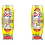 Mr. Oxy Maxima Elde Yıkama Bulaşık Deterjanı Limon Kokulu 650 ml * 2 Adet - 1,3 lt