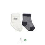MR RZN STORE Bistyle Big Heart Penye Soket Çorap 2'Li BS10117 Antrasit