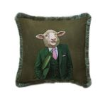 Mr. Sheep Yastık Yastık/Kırlent (Dolgu Boncuk Elyaf, Ulusl. Yıkama Ve Solmama Sertifikası)