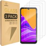 Mr.Shield Samsung Galaxy Xcover6 Pro/Galaxy Xcover Pro 2 ile uyumlu koruyucu folyo [3 adet] koruyucu cam 9H sertlik, HD şeffaf ekran koruyucu film