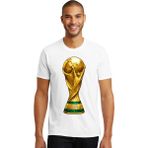 Mr.thinker Regular Unisex T-Shirt Beyaz 'spor Dünyası / Fıfa Dünya Kupası' 2t Baskılı - XL