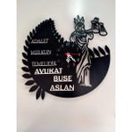 Mrc Hediye Sepeti Adalet,avukat,hukuk Bürosu,adliye Için Duvar Saati Kişiye Özel Isim ve Bilgi Yazılı Gönderilecektir. - Siyah - 40 cm