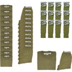 Mrc Tactical 12'li Askeri Fanila Boxer Çorap Asker Takımı Bedelli ve Acemi Asker Çamaşırı - XL - Haki