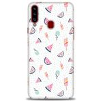 MRCİLETİSİM Kılıf HD Baskılı Kılıf Dondurma ve Karpuz Samsung Galaxy A20S ile uyumlu